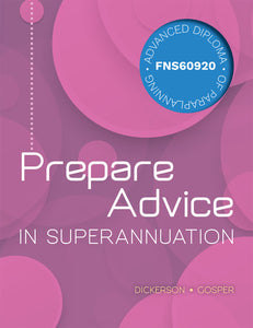 Prepare Advice in Superannuation