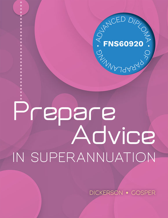 Prepare Advice in Superannuation