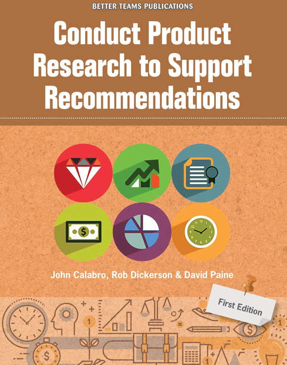 Conduct Product Research to Support Recommendations